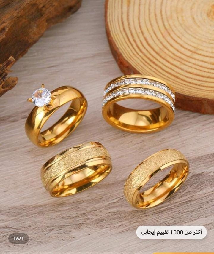 4 خواتم مقاومة للصدأ